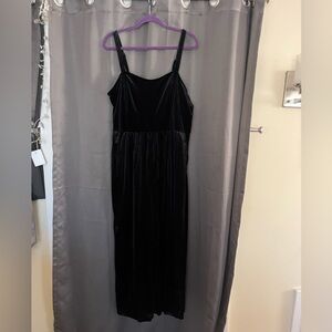 Black velvet old navy jump suit
